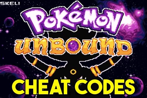 pokemon unbound cheats 2.1.1|Pokémon Unbound v2.1.1 is out! : r/PokemonUnbound .